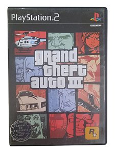 GTA III - C/ DETALHES - USADO - PS2