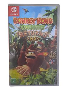 DONKEY KONG COUNTRY RETURNS HD - NOVO - SWITCH