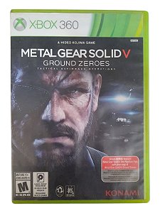 METAL GEAR SOLID V: GROUND ZEROES - C/ DETALHES - USADO - XBOX 360