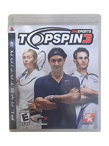 TOPSPIN 3 - COM DETALHES - USADO - PS3