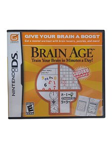 BRAIN AGE: TRAIN YOUR BRAIN IN MINUTES A DAY! - USADO - NINTENDO DS