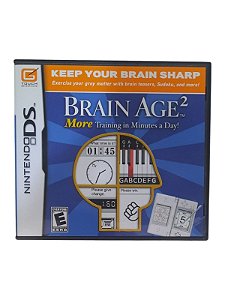 BRAIN AGE 2: MORE TRAINING IN MINUTES A DAY! - USADO - NINTENDO DS