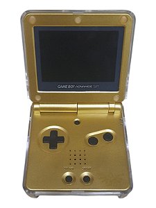 CONSOLE GAME BOY ADVANCED SP LIMITED EDITION ZELDA GOLD - TELA IPS - USADO