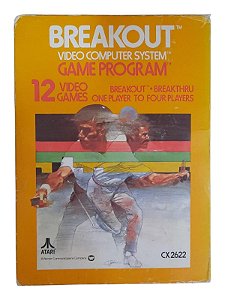 1-8 BREAKOUT/ 9-12 BREAKTHRU - USADO - ATARI