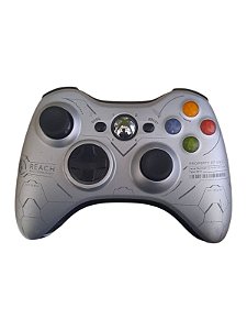 CONTROLE EDITION HALO REACH - C/DETALHES - XBOX 360 - USADO