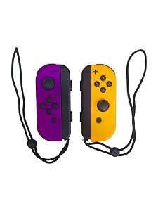 JOY-CON NEON ROXO/ NEON LARANJA - OFICIAL - USADO - NINTENDO SWITCH