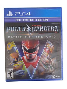 COLLECTOR´S EDITION: POWER RANGERS BATTLE FOR THE GRID - NOVO - PS4