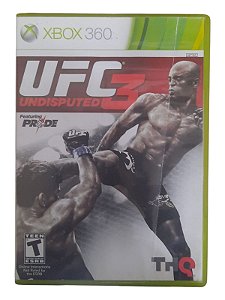UFC UNDISPUTED 3 - C/DETALHES - USADO - XBOX 360
