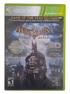 GAME OF THE YEAR EDITION - BATMAN ARKHAM ASYLUM - US - USADO - XBOX 360