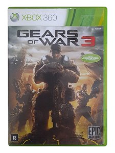 GEARS OF WAR 3 - LEGENDADO EM PORTUGUÊS - USADO - XBOX 360