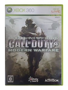 CALL OF DUTY 4 MODERN WARFARE - JAPAN REGION - USADO - XBOX 360