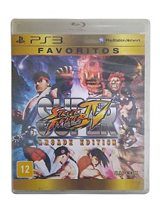 FAVORITOS - SUPER STREET FIGHTER IV: ARCADE EDITION - USADO - PS3