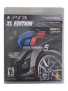 XL EDITION GRAN TURISMO 5 - THE REAL DRIVING SIMULATOR - USADO - PS3