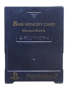 MEMORY CARD 8MB FUJIWORK - CHUMBO - USADO - PLAYSTATION 2