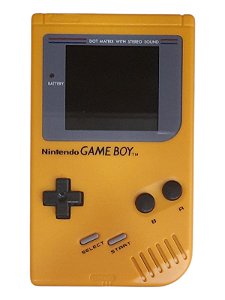 CONSOLE - GAME BOY CLÁSSICO AMARELO - TELA IPS