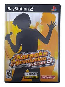KARAOKE REVOLUTION VOLUME 3 - USADO - PS2