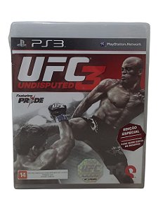 UFC 3 UNDISPUTED - NOVO - PS3
