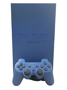 CONSOLE - PLAYSTATION 2 EDIÇÃO TOYS BLUE - BLOQUEADO JP - USADO