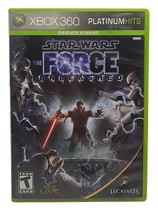 PLATINUM HITS - STAR WARS THE FORCE UNLEASHED - USADO - XBOX 360