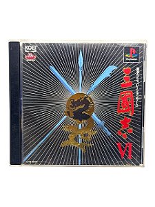 SANGOKUSHI VI - C/ DETALHES - JP - USADO - PS1
