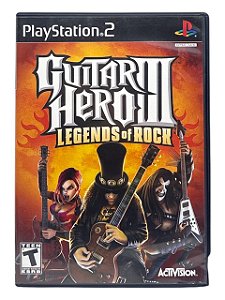 GUITAR HERO III - C/ DETALHES - USADO - PS2