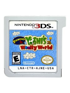 POOCHY & YOSHI'S WOOLLY WORLD - APENAS MÍDIA  - USADO - NINTENDO 3DS