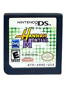 HANNAH MONTANA - APENAS MÍDIA - USADO - NINTENDO DS
