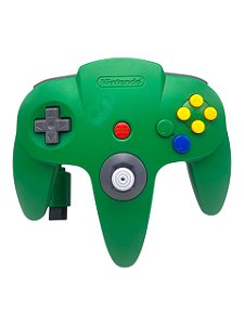 CONTROLE NINTENDO 64: VERDE - USADO