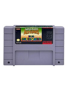 SUPER MARIO ALL-STARS + SUPER MARIO WORLD - USADO - SUPER NINTENDO