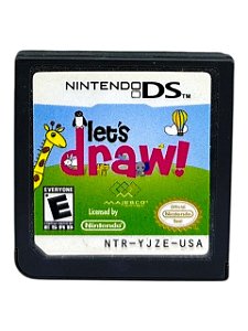 LET´S DRAW! - APENAS MÍDIA - USADO - NINTENDO DS