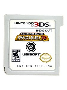 COMBAT OF GIANTS: DINOSAURS 3D - APENAS MÍDIA - USADO - NINTENDO 3DS
