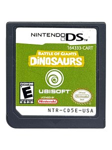 BATTLE OF GIANTS DINOSAURS - APENAS MÍDIA - USADO - NINTENDO DS