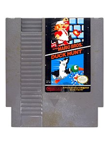 SUPE MARIO BROS./DUCK HUNT - C/ DETALHES - USADO - NINTENDO NES