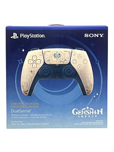 CONTROLE DUALSENSE LIMITED EDITION GENSHIN IMPACT - NOVO - PS5