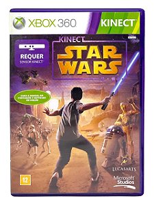 KINECT STAR WARS - CAPA EM PORTUGUÊS/ JOGO AMERICANO - USADO - XBOX 360