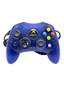 CONTROLE XBOX CLASSIC - AZUL TRANSLÚCIDO - USADO