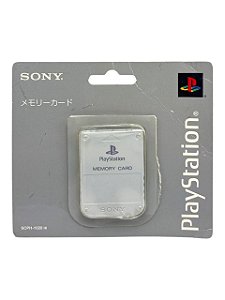 MEMORY CARD - CINZA CLARO - USADO - PLAYSTATION 1