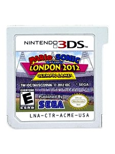 MARIO & SONIC AT THE LONDON 2012 OLYMPIC GAMES - APENAS MÍDIA - USADO - NINTENDO 3DS