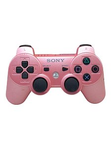 CONTROLE SONY PS3 DUALSHOCK 3 - CANDY PINK - USADO