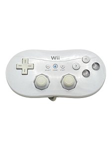 CONTROLE CLASSIC - BRANCO - USADO - NINTENDO Wii