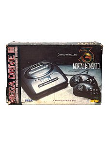 MEGA DRIVE III (TECTOY) + CARTUCHO MORTAL KOMBAT 3 - USADO