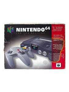 CONSOLE NINTENDO 64 - C/ CAIXA - USADO