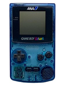 GAME BOY COLOR EDIÇÃO LIMITADA DA ANA (ALL NIPPON AIRWAYS) - USADO