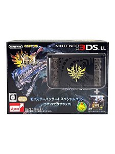 NINTENDO 3DS XL EDIÇÃO ESPECIAL MONSTER HUNTER 4 JP - USADO