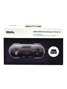 CONTROLE 8BITDO SN30 COMPATÍVEL COM SUPER NINTENDO/ FAMICOM - NOVO