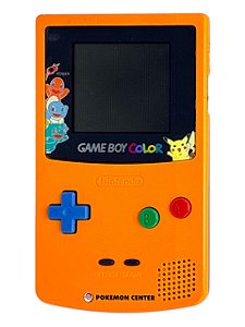 GAME BOY COLOR EDIÇÃO ESPECIAL POKÉMON CENTER EDITION - USADO