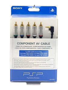 CABO COMPONENTE OFICIAL DA SONY PARA PLAYSTATION (PSP) - USADO