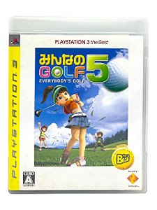 THE BEST: EVERYBODY´S GOLF 5 - JP - USADO - PS3