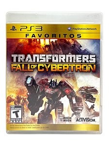 FAVORITOS - TRANSFORMERS: FALL OF CYBERTRON - USADO - PS3