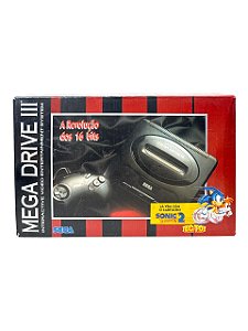 MEGA DRIVE III (TECTOY) + SONIC 2 - USADO